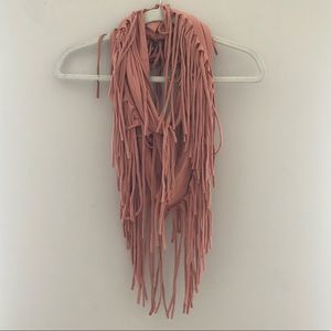 Fringe T-shirt scarf